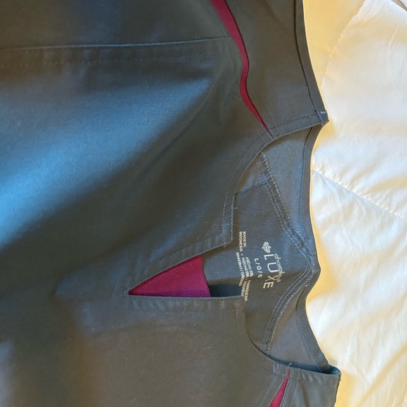 Three grey like new scrub tops - Picture 4 of 4